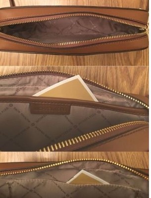 Michael Kors Jet Set  Charm Brown Multi Zebra Crossbody