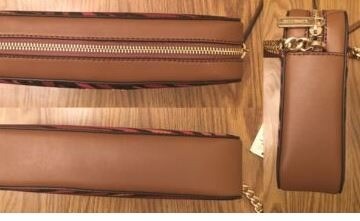 Michael Kors Jet Set  Charm Brown Multi Zebra Crossbody