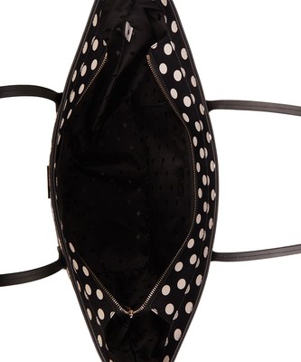 Kate Spade NY Black & White Picture Dot Magareta Tote