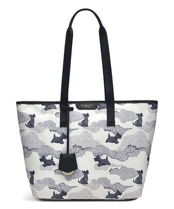Radley London Chalk Maple Cross Clouds Leather Tote