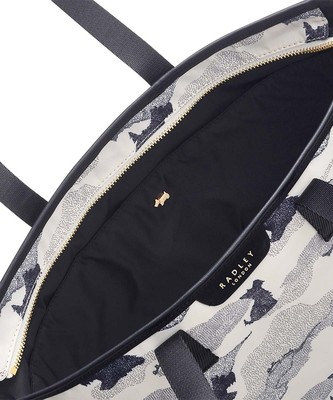 Radley London Chalk Maple Cross Clouds Leather Tote