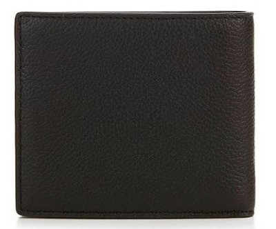 Michael Kors Cooper Leather Billfold Wallet with Coin Pocket Pouch - Black