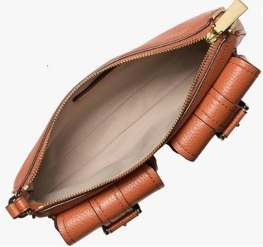 Michael Kors Zoe small Convertible Pouchette - Orange Punch