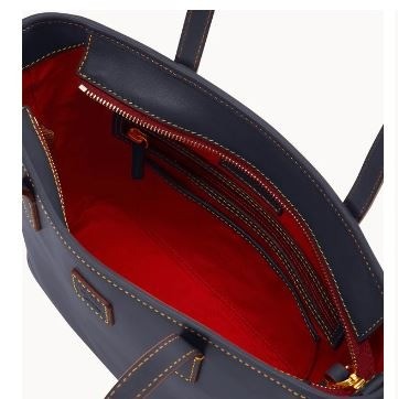 Dooney & Bourke Florentine small Charleston Shopper - Navy