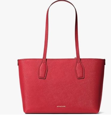 Michael Kors Charlie Medium Tote with small Zip Case - Red