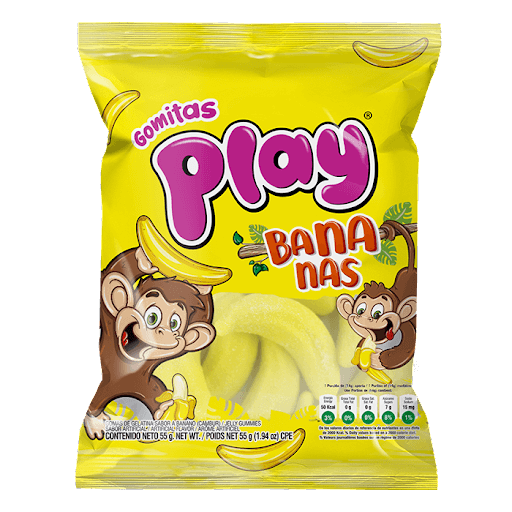 Gomitas Play Bananas 55Gr