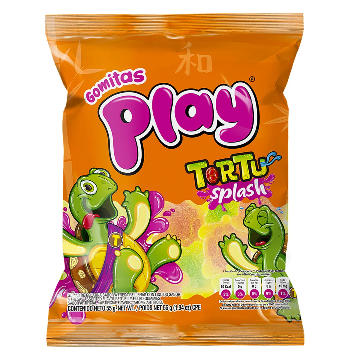 Gomitas Play Tortu Splash X 55G