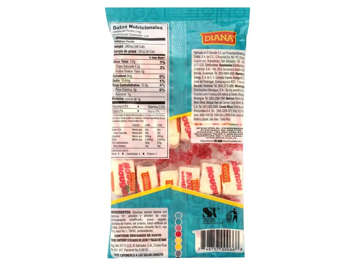 Diana Gond Nougat Vainilla - 24 Unidades - 191gr