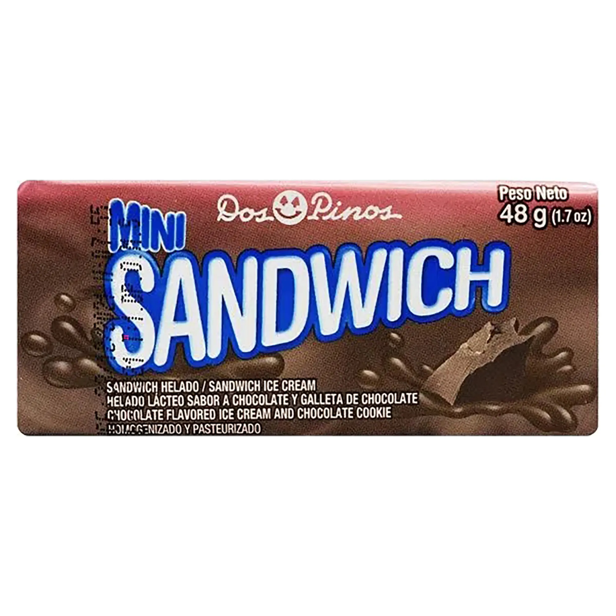Helado Dos Pinos Mini Sandwich Chocolate -48 gr