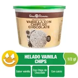 Helado de Vainilla Chips 1/2 gl