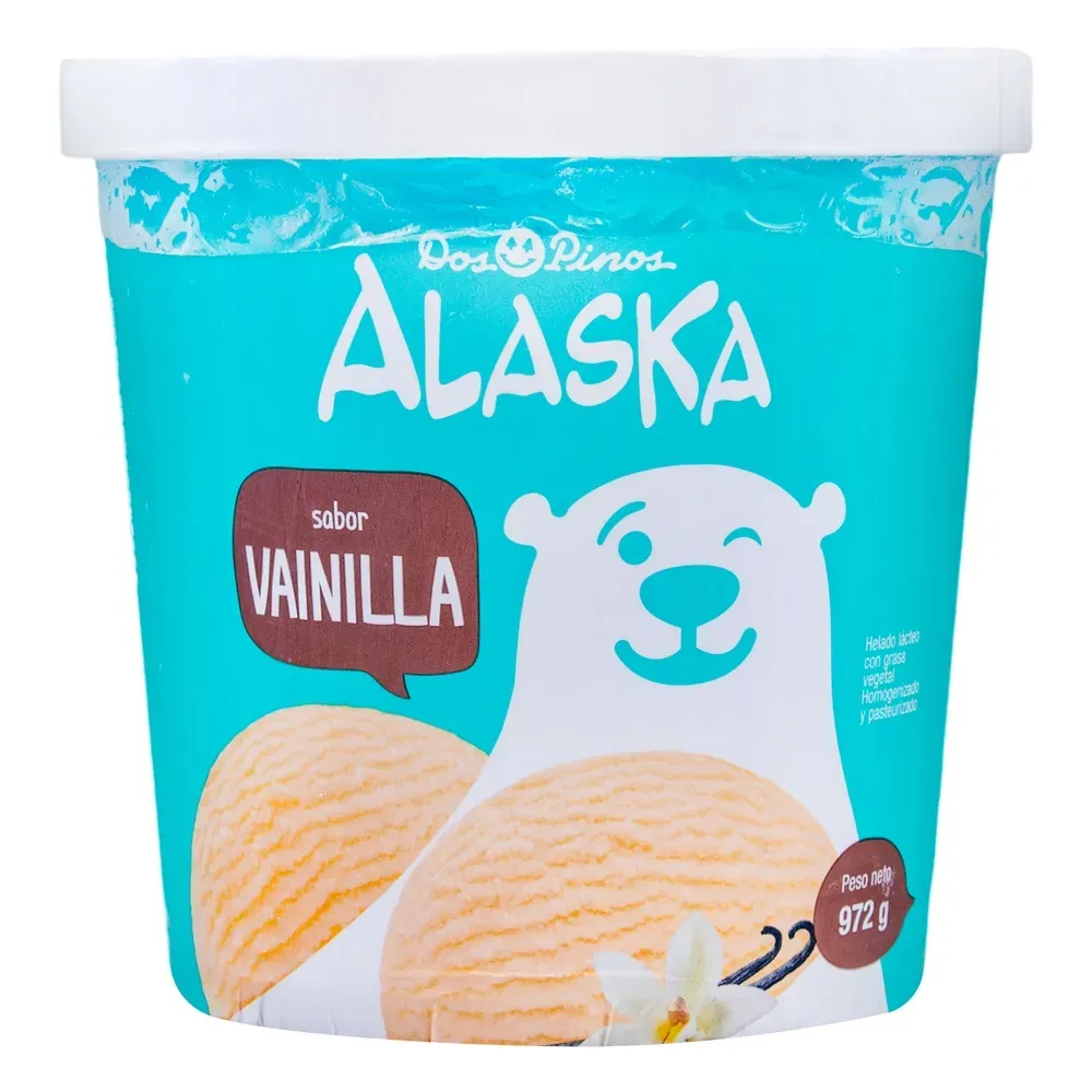 Helado Dos Pinos Alaska Vainilla 1/2 GL