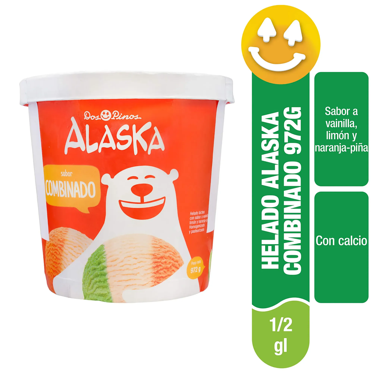 Helado Alaska Combinado 1/2 Gl