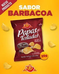 papas tostadas kitty sabor barbacoa 25g