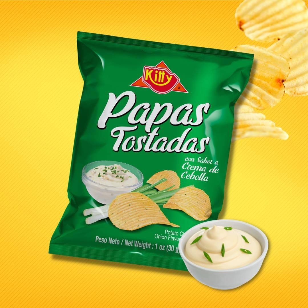 papas kitty sabor sabor crema de cebolla 30 g