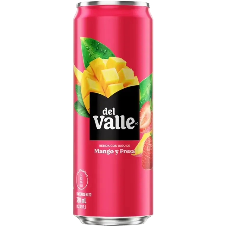 Bebida Del Valle, Mango y fresa -330ml