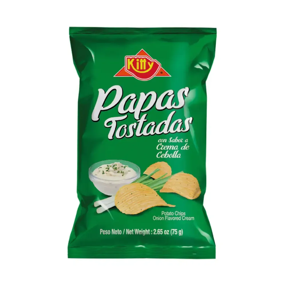 Kitty Papa Tostadas Crema Cebolla 75 gr