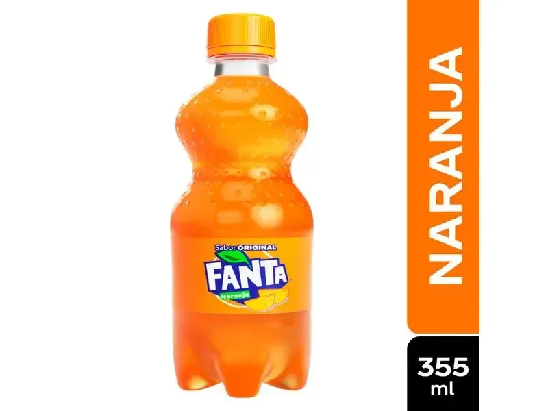 Fanta naranja regular - 355 ml