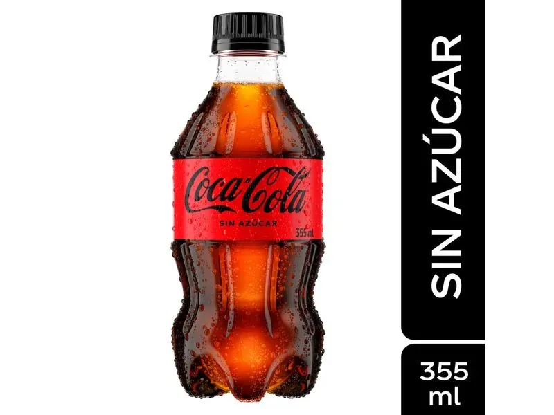 Coca Cola sin azúcar - 355 ml