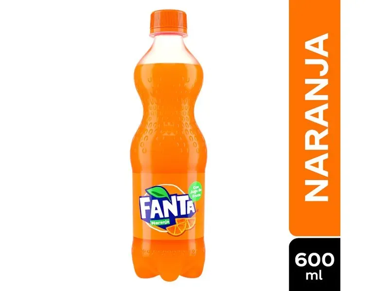 Fanta naranja regular - 600 ml