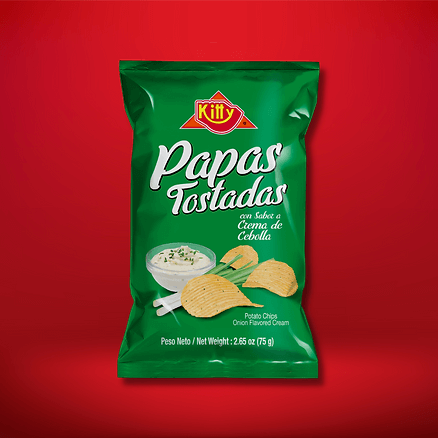 Kitty Papa Tostada Sabor Crema De Cebolla 150g