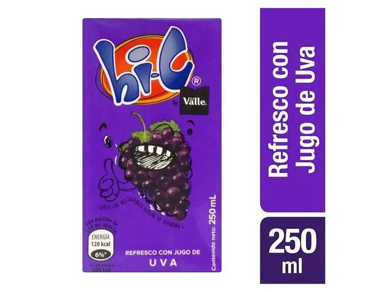 Hi C, uva tetrapack -250ml
