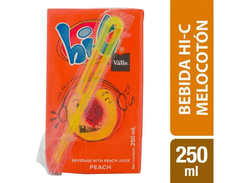 Hi C, melocotón tetrapack -250ml