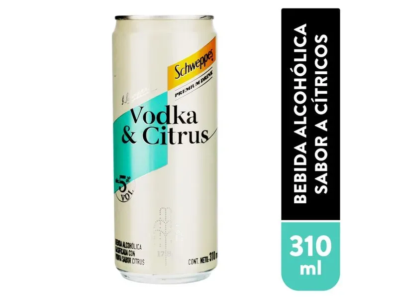 Schweppes Vod Citruslat Sleek 310 Ml