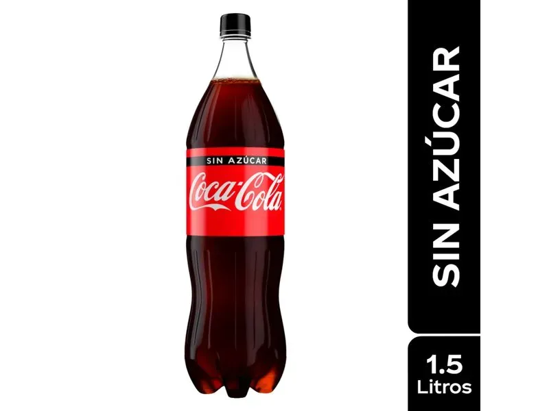 Coca Cola sin azúcar - 1.5L