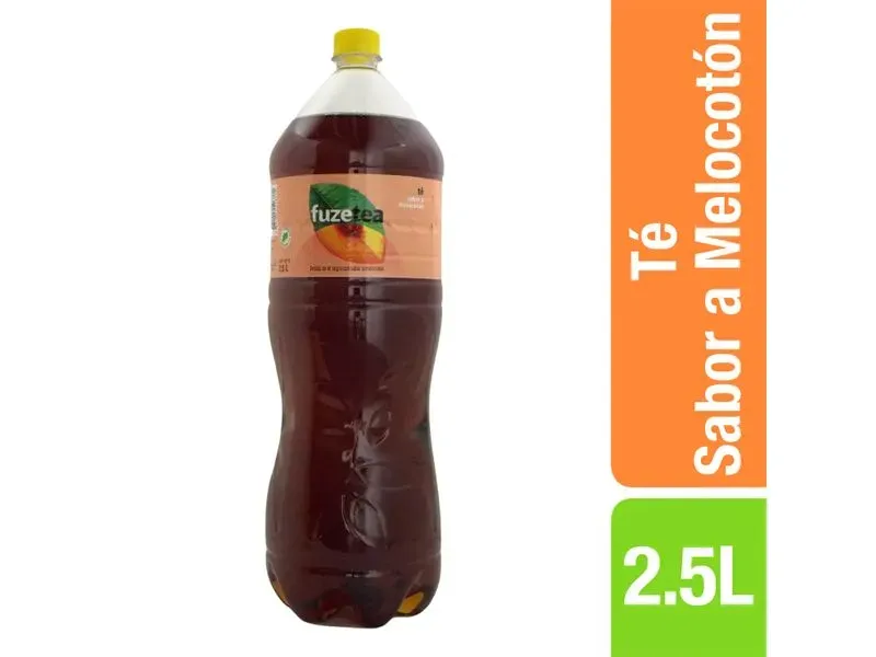 Bebida Fuze Tea, melocotón -2.5L