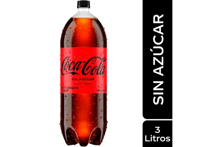 Coca Cola sin azúcar - 3L