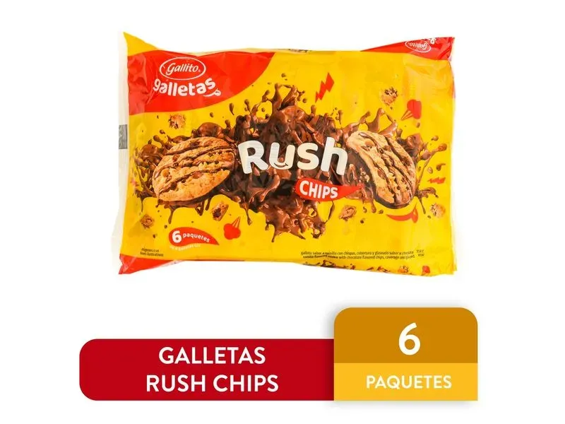 Galleta Rush Chips Gallito 258G
