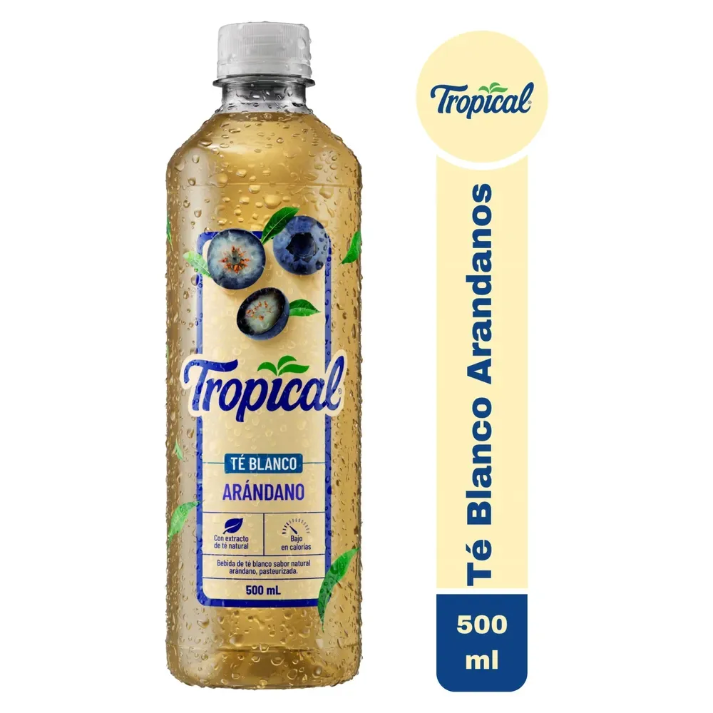 TROPICAL TE BLANCO ARANDANO 500ML