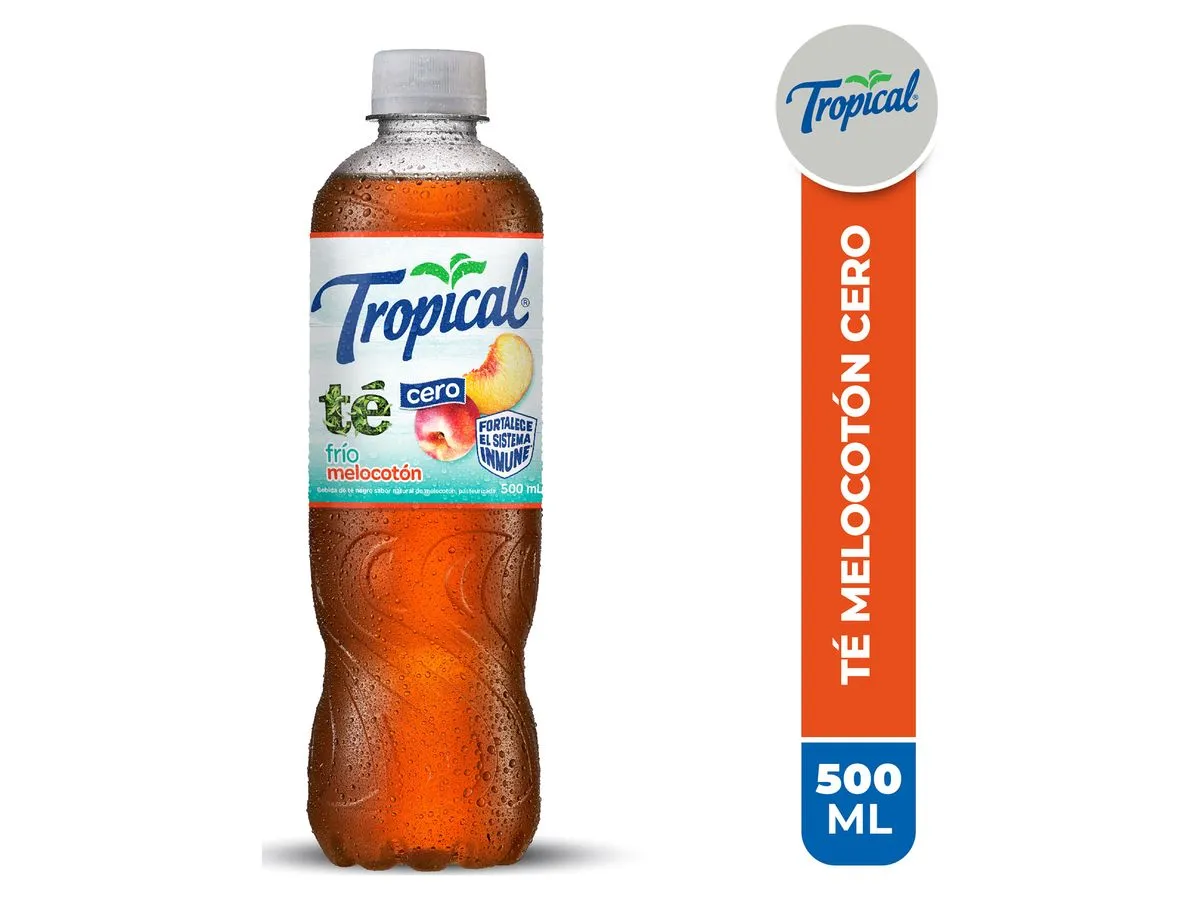 TROPICAL TE MELOCOTON ZERO 500ML PET