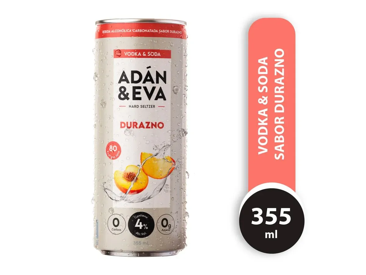 Adan Y Eva Durazno Con Vodka -350 ml