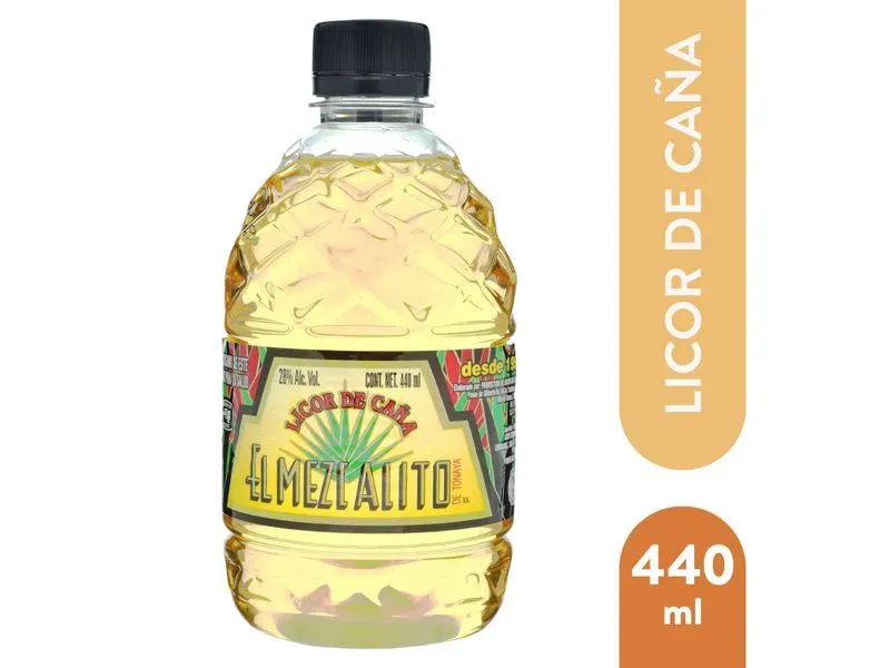 Licor Mezcalito De Caña Agave 440ml