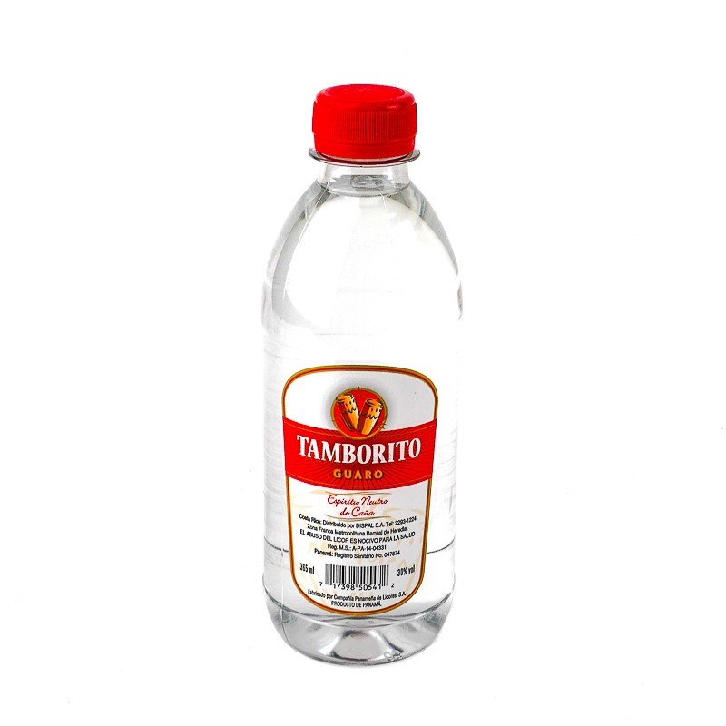 Agua Ardiente Tamborito Guaro -365ml