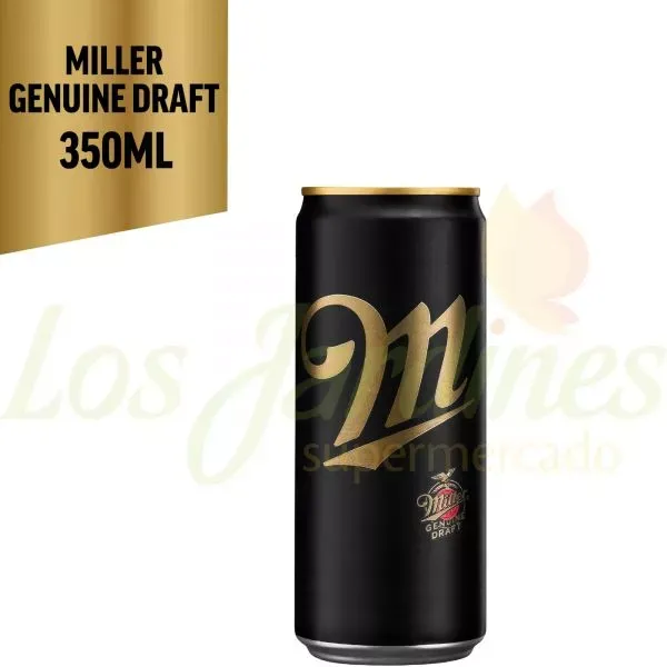 CERVEZA MILLER GENUINE DRAFT LATA 355 ml
