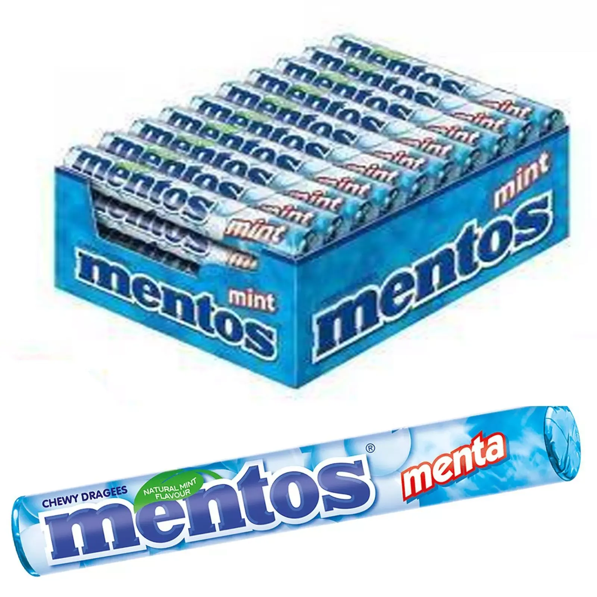 Mentos  -Caramelo Rollo Menta