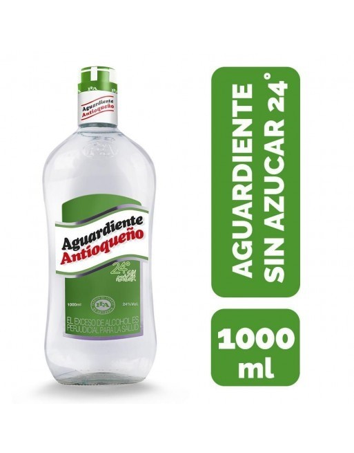 AGUARDIENTE ANTIOQUEÑO VERDE 1L