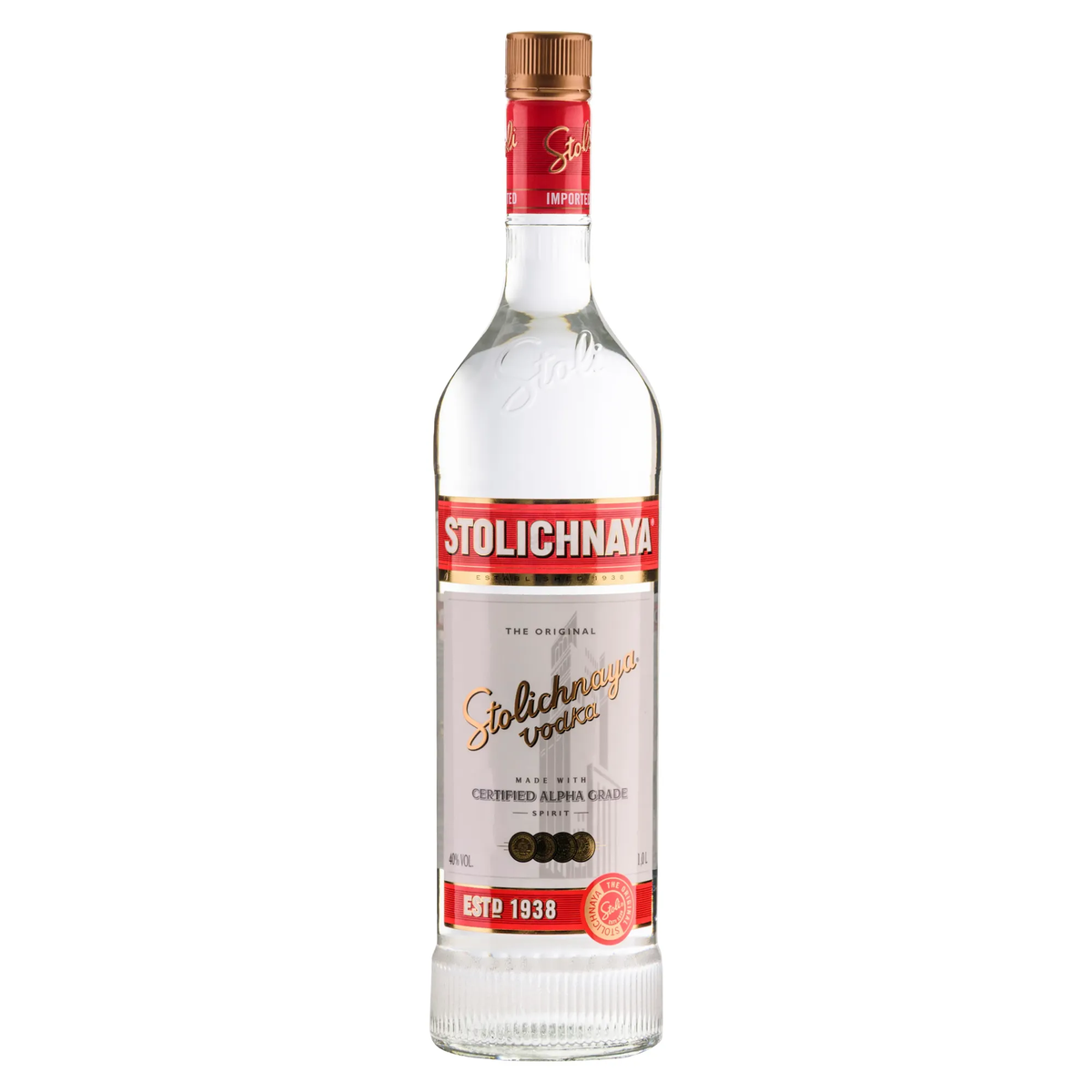 STOLICHMAYA VODKA 1L