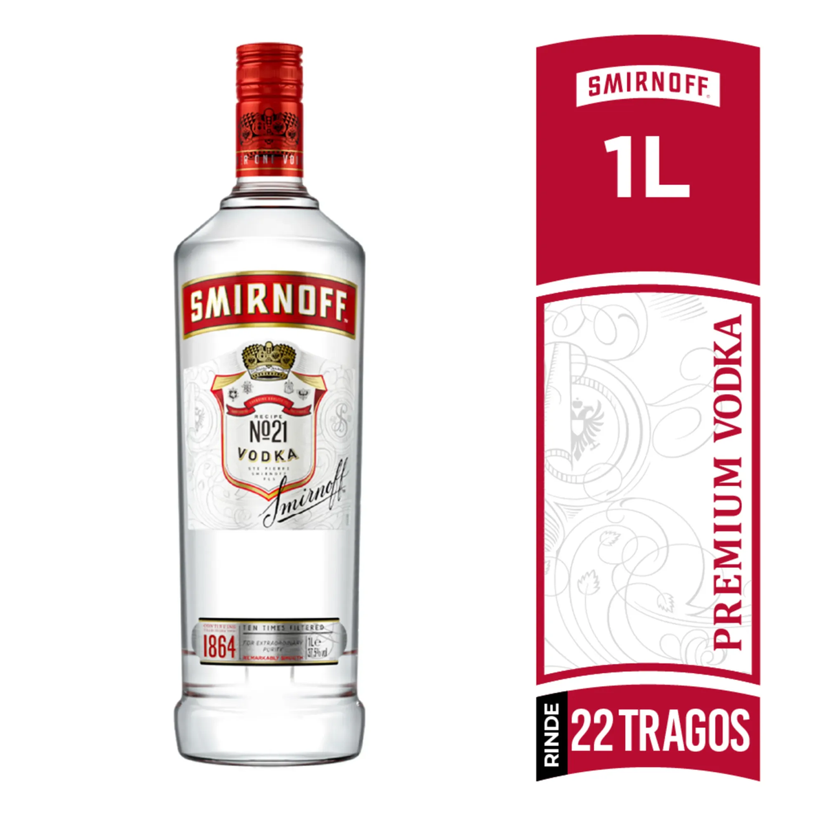 SMIRNOFF VODKA 1L