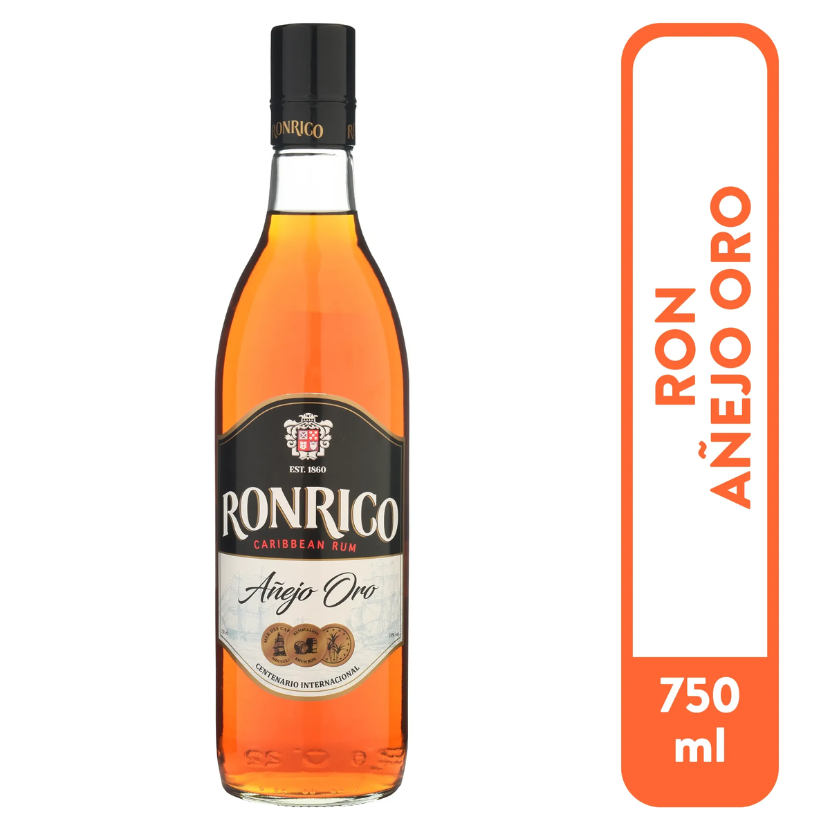 RON RICO AÑEJO ORO 750ML