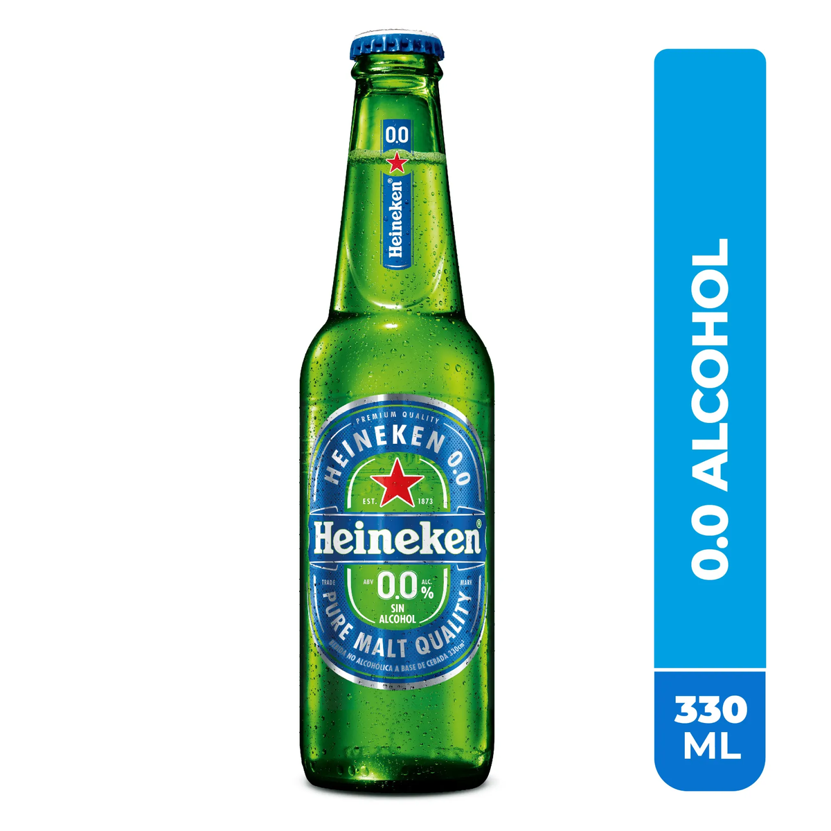 HEINEKEN 0.0 REGULAR 330ML VIDRIO