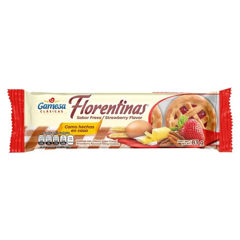 GALLETAS FLORENTINAS FRESA