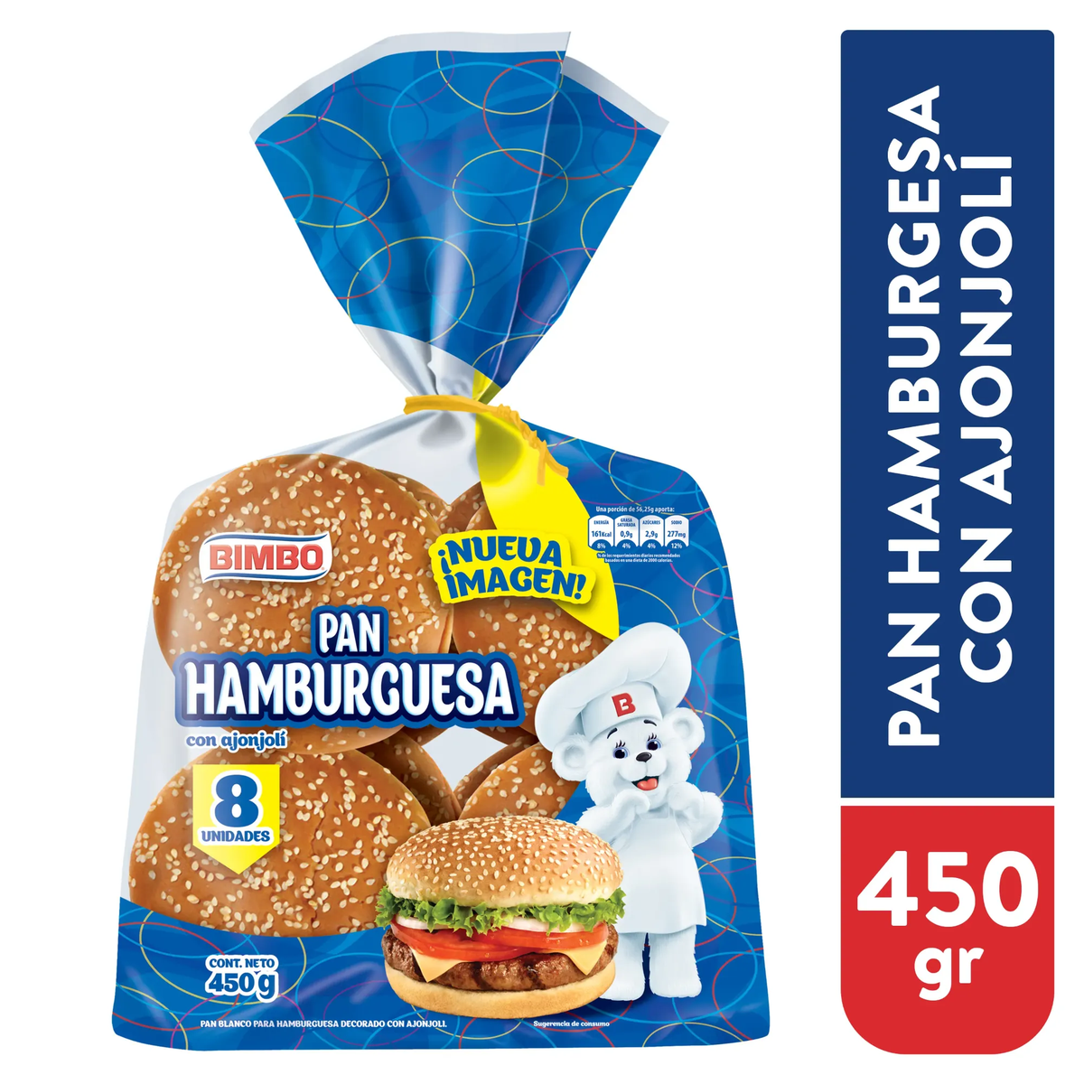 PAN DE HAMBURGUESA