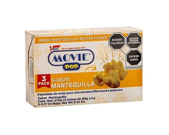 MOVIE POP MANTEQUILLA 3PACK