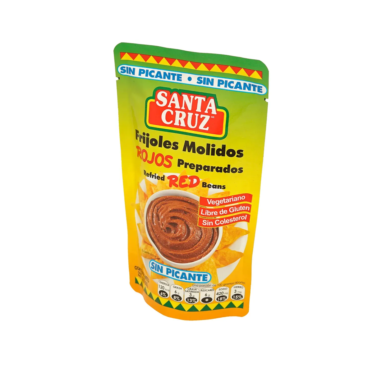 SANTA CRUZ FRIJOLES MOLIDOS ROJOS SIN PICANTE 227G