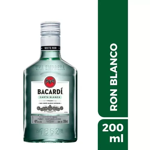 BACARDI CARTA BLANCA 200ML