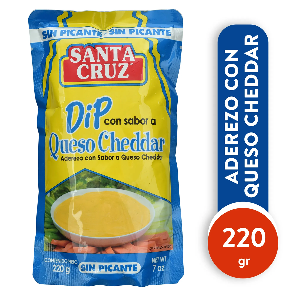 SANTA CRUZ DIP CON SABOR A QUESO CHEDDAR