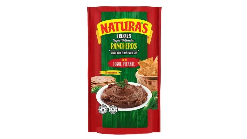 NATURAS FRIJOLES MOLIDOS CON UN TOQUE DE PICANTE